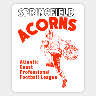 Defunct Springfield Acorns Football ACFL Sticker